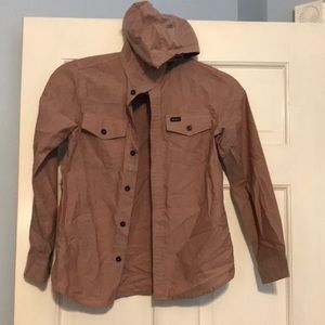 Boys RCVA button down with hood